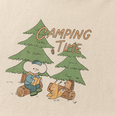 Dave&Bella Boys Autumn Soft Cotton Apricot Striped Tree Print T-shirt Top