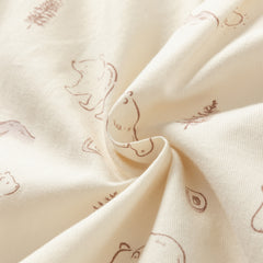 Dave&Bella Boys Autumn Cotton Apricot Print Shirt Top