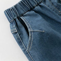 Dave&Bella Boys Autumn Toddler Denim Loose Casula Jeans Pants