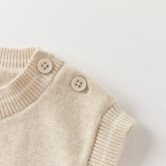 Dave&Bella Girls/Boys Autumn Cotton Indoor Warm Sleeveless Vest Top