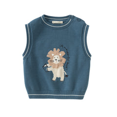 Dave&Bella Girls/Boys Autumn Cotton Indoor Warm Sleeveless Vest Top