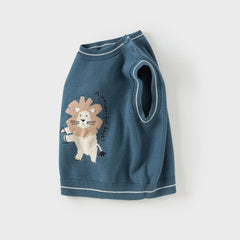Dave&Bella Girls/Boys Autumn Cotton Indoor Warm Sleeveless Vest Top