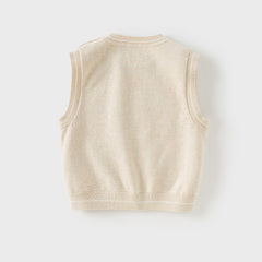 Dave&Bella Girls/Boys Autumn Cotton Indoor Warm Sleeveless Vest Top