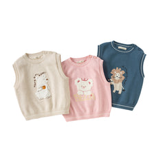 Dave&Bella Girls/Boys Autumn Cotton Indoor Warm Sleeveless Vest Top