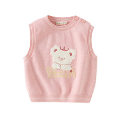 Dave&Bella Girls/Boys Autumn Cotton Indoor Warm Sleeveless Vest Top