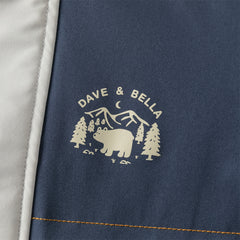 Dave&Bella Boys Autumn Navy Blue Windproof Hooded Coat Jacket