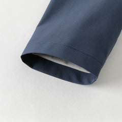 Dave&Bella Boys Autumn Navy Blue Windproof Hooded Coat Jacket