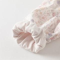 Dave&Bella Girls Autumn Floral Print Cute Hooded Jacket Coat