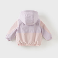 Dave&Bella Girls/Boys Toddler Outdoor Hooded Windbreaker Coat