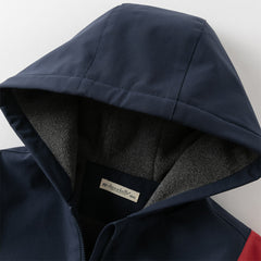 Dave&Bella Girls/Boys Toddler Outdoor Hooded Windbreaker Coat