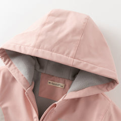Dave&Bella Girls/Boys Toddler Outdoor Hooded Windbreaker Coat