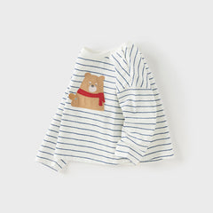 Dave&Bella Girls/Boys Autumn Soft Breathable Cotton T-shirt