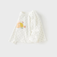 Dave&Bella Girls/Boys Autumn Soft Breathable Cotton T-shirt