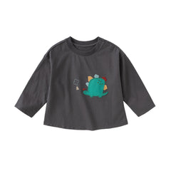 Dave&Bella Girls/Boys Autumn Soft Breathable Cotton T-shirt