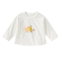 Dave&Bella Girls/Boys Autumn Soft Breathable Cotton T-shirt