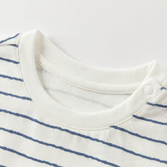 Dave&Bella Girls/Boys Autumn Soft Breathable Cotton T-shirt