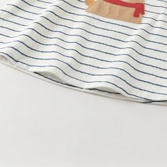 Dave&Bella Girls/Boys Autumn Soft Breathable Cotton T-shirt