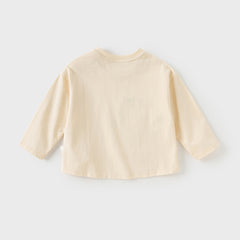 Dave&Bella Girls/Boys Autumn Soft Breathable Cotton T-shirt