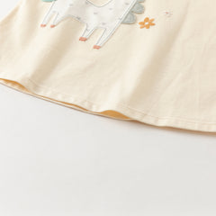 Dave&Bella Girls/Boys Autumn Soft Breathable Cotton T-shirt