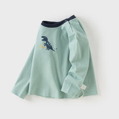 Dave&Bella Girls/Boys Autumn Antimicrobial Print T-Shirt Top