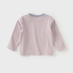 Dave&Bella Girls/Boys Autumn Antimicrobial Print T-Shirt Top