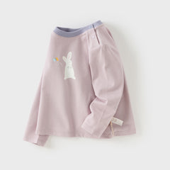 Dave&Bella Girls/Boys Autumn Antimicrobial Print T-Shirt Top