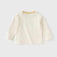 Dave&Bella Girls/Boys Autumn Antimicrobial Print T-Shirt Top