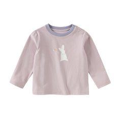 Dave&Bella Girls/Boys Autumn Antimicrobial Print T-Shirt Top