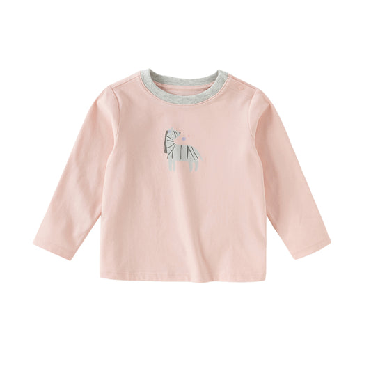Dave&Bella Girls/Boys Autumn Antimicrobial Print T-Shirt Top