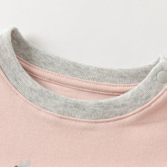 Dave&Bella Girls/Boys Autumn Antimicrobial Print T-Shirt Top