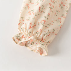 Dave&Bella Girls Autumn Cotton Sweet Floral Print Blouse Shirt Top