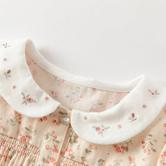 Dave&Bella Girls Autumn Cotton Sweet Floral Print Blouse Shirt Top