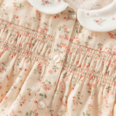 Dave&Bella Girls Autumn Cotton Sweet Floral Print Blouse Shirt Top