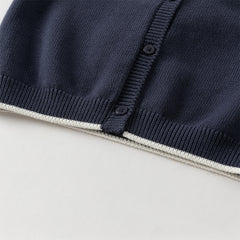 Dave&Bella Girls Autumn Cotton Sweet Casual Sweater Cardigan Coat Top