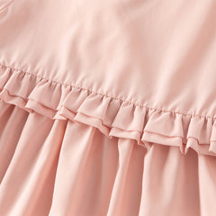 Dave&Bella Girls Toddler Adorable Pink Cartoon Rabbit Long Sleeve Hooded Coat