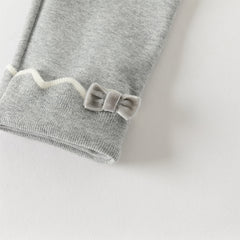 Dave&Bella Toddler Girls Autumn Versatile Cotton Leggings Pants