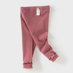Dave&Bella Toddler Girls Autumn Versatile Cotton Leggings Pants