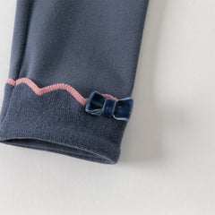 Dave&Bella Toddler Girls Autumn Versatile Cotton Leggings Pants