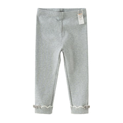 Dave&Bella Toddler Girls Autumn Versatile Cotton Leggings Pants