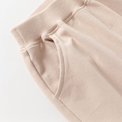 Dave&Bella Girls Autumn Cotton Outdoor Cute Drawstring Pants