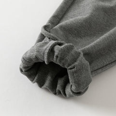 Dave&Bella Girls Autumn Cotton Outdoor Cute Drawstring Pants