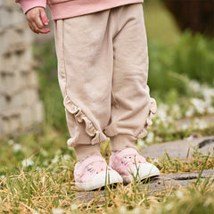 Dave&Bella Girls Autumn Cotton Outdoor Cute Drawstring Pants