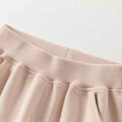 Dave&Bella Girls Autumn Cotton Outdoor Cute Drawstring Pants