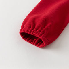 Dave&Bella Toddler Pure Cotton 2025 Red Princess Dress