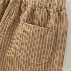 Dave&Bella Toddler Girls Autumn Cotton Lightweight Lace Cotton Straight Leg Pants