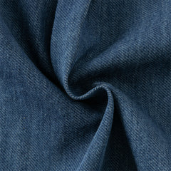 Dave&Bella Toddler Boys Autumn Denim Blue Cotton Hooded Cowboy Shirts Tops