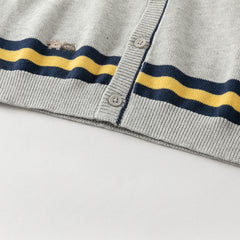 Dave&Bella Toddler Boys Autumn Grey Cotton Cardigans Coat