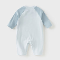 Dave&Bella Newborn Girls/Boys Cotton Pink/Blue Indoor Baby One-Pieces Romper