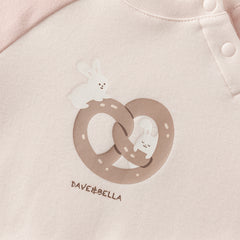 Dave&Bella Newborn Girls/Boys Cotton Pink/Blue Indoor Baby One-Pieces Romper