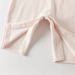 Dave&Bella Newborn Girls/Boys Cotton Pink/Blue Indoor Baby One-Pieces Romper